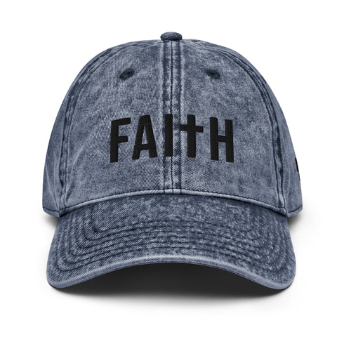 Faith Vintage Cotton Twill Cap