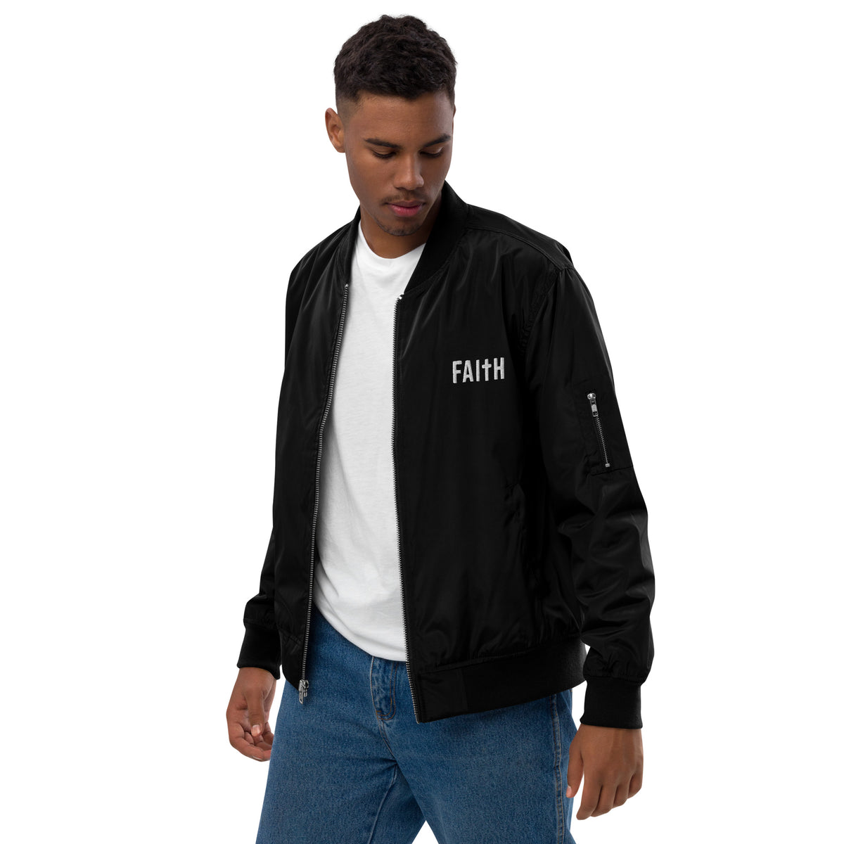 ジャケット・アウター FAITH CONNEXION OVERSIZED BOMBER JACKET Faith Premium recycled bomber jacket – WORD ONLY