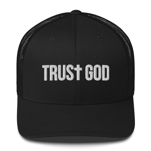 Trust God Trucker Cap